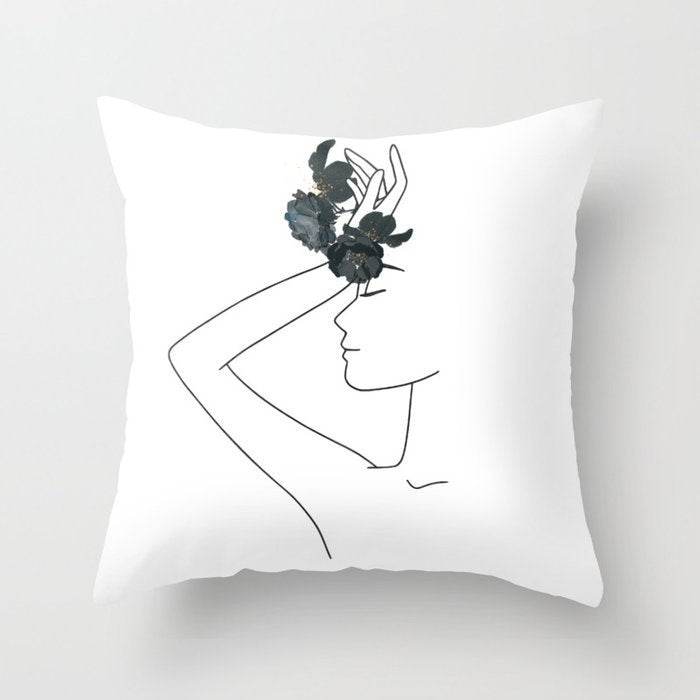 Pillowcase Black And White Geometric Pillowcase - Mubimart