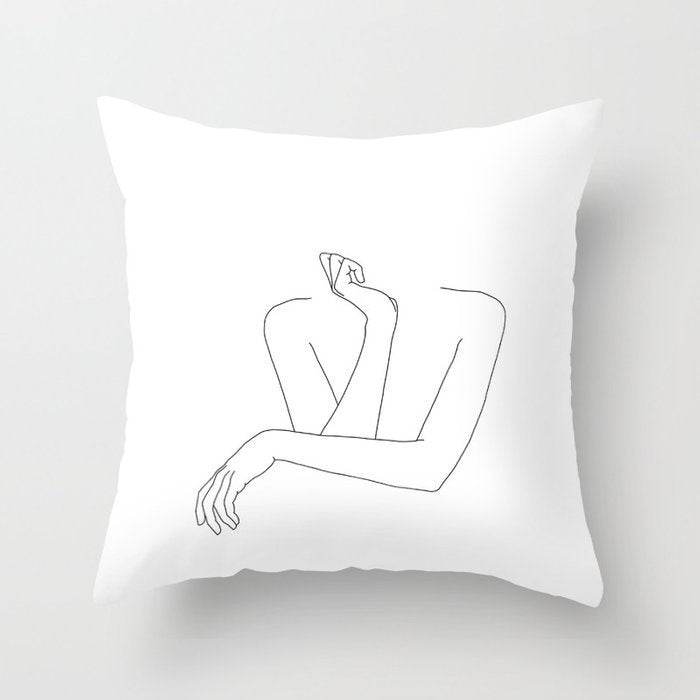 Pillowcase Black And White Geometric Pillowcase - Mubimart