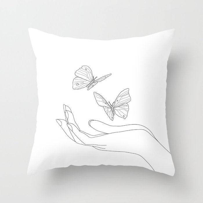 Pillowcase Black And White Geometric Pillowcase - Mubimart