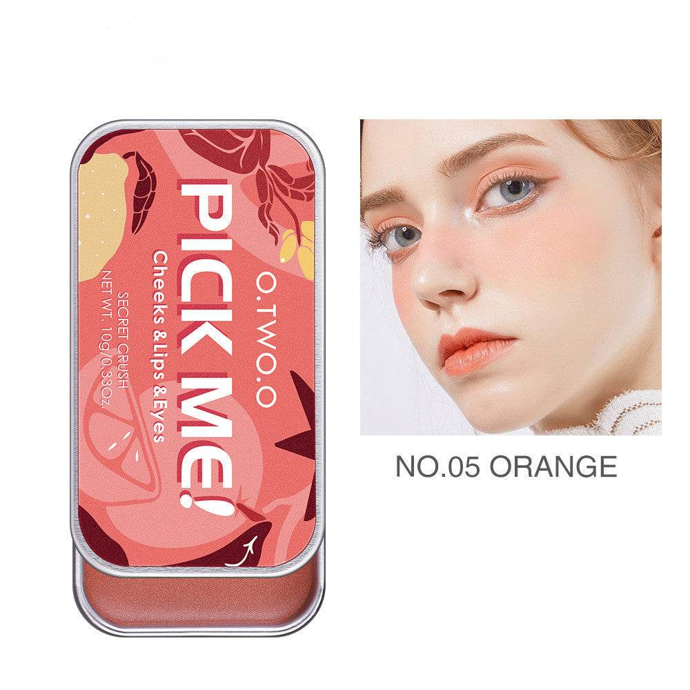 Monochrome Rouge Cream Lipstick Eye Shadow Blush 3 in 1 - Mubimart