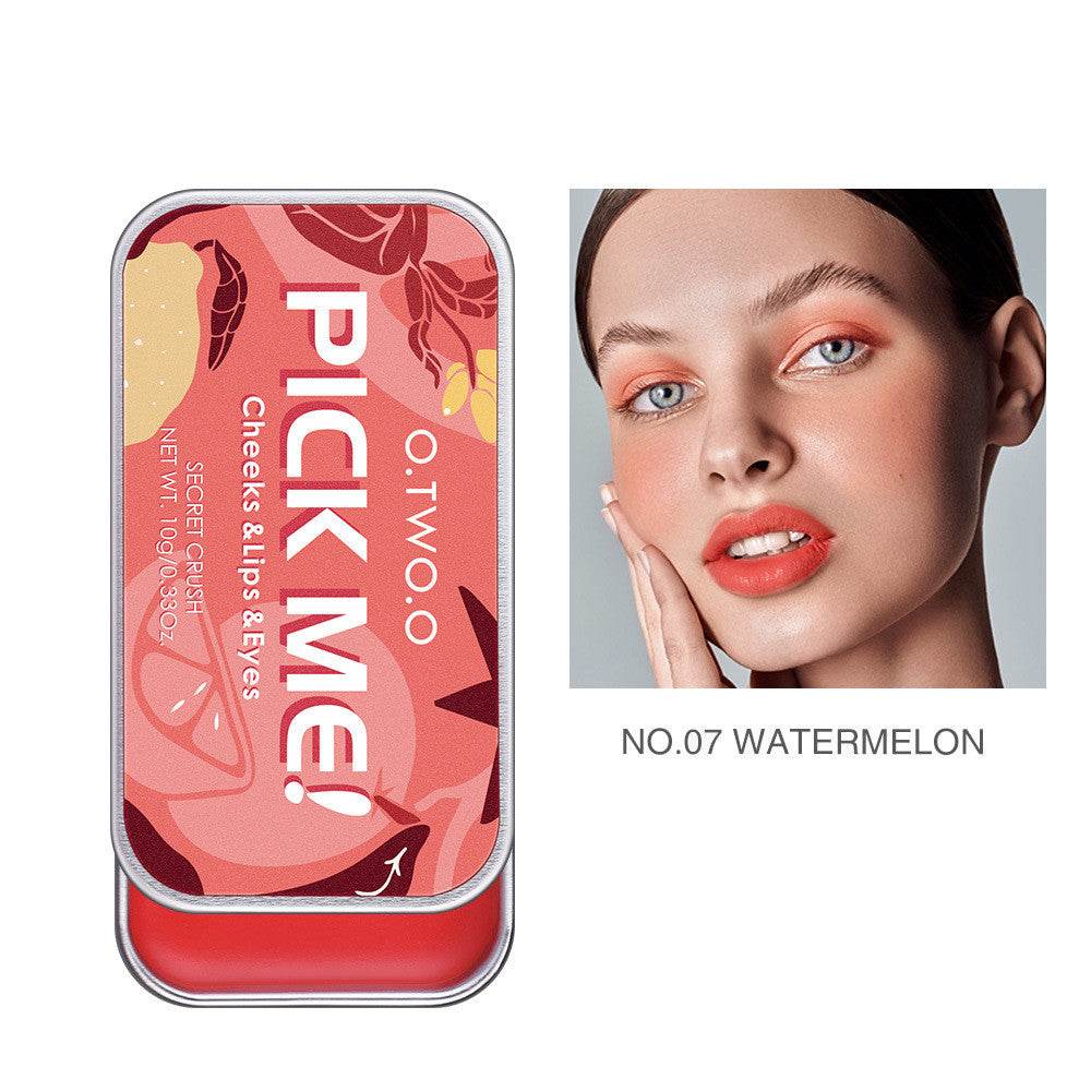 Monochrome Rouge Cream Lipstick Eye Shadow Blush 3 in 1 - Mubimart