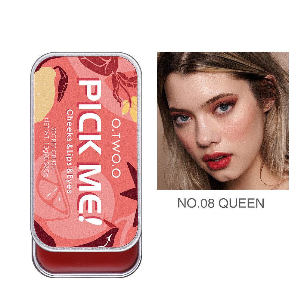 Monochrome Rouge Cream Lipstick Eye Shadow Blush 3 in 1 - Mubimart