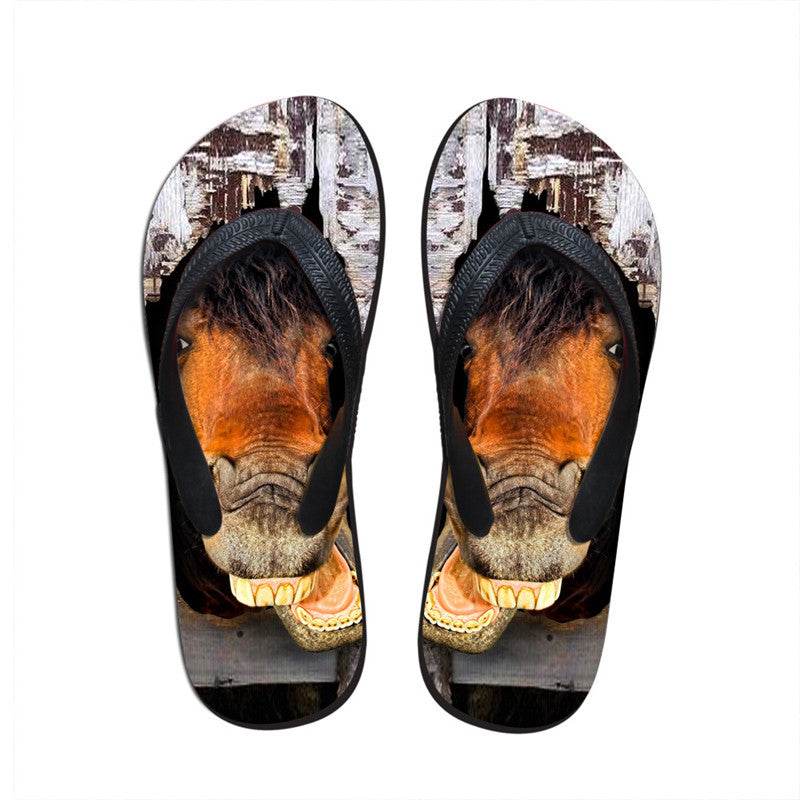 Flip-flops Outer Wear Flip Flops Beach Shoes - Mubimart