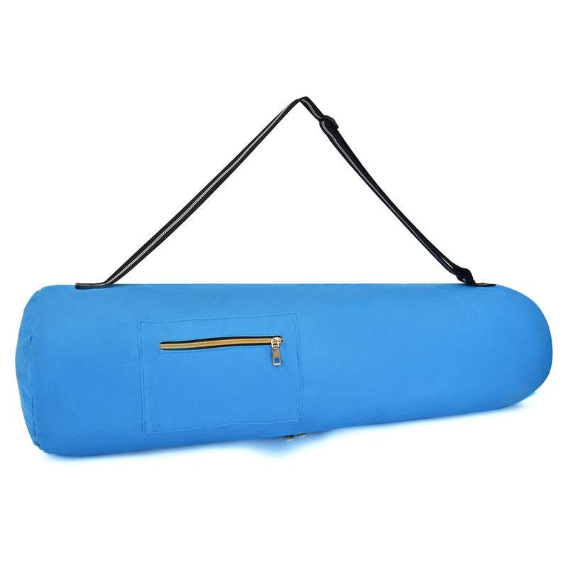 Yoga Mat Cover Large Capacity Yoga Bag Storage Bag Portable Long Backpack Canvas Waterproof - Mubimart