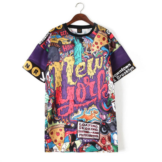 New Plus Size T-Shirt Dress - Mubimart
