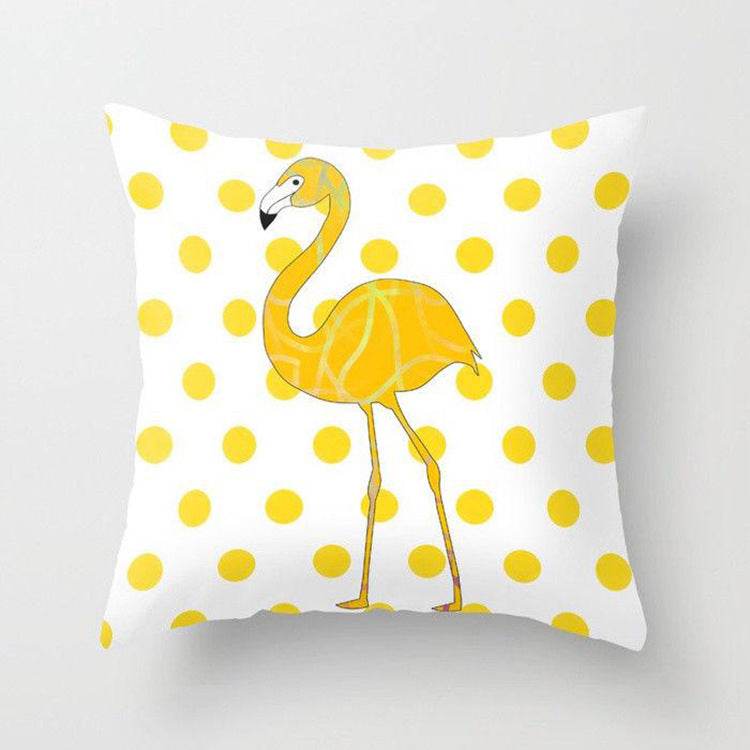 Yellow pillowcase polyester waist cover pillowcase - Mubimart