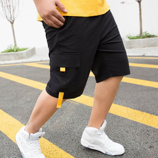 Straight Casual Loose Oversized Cargo Shorts - Mubimart