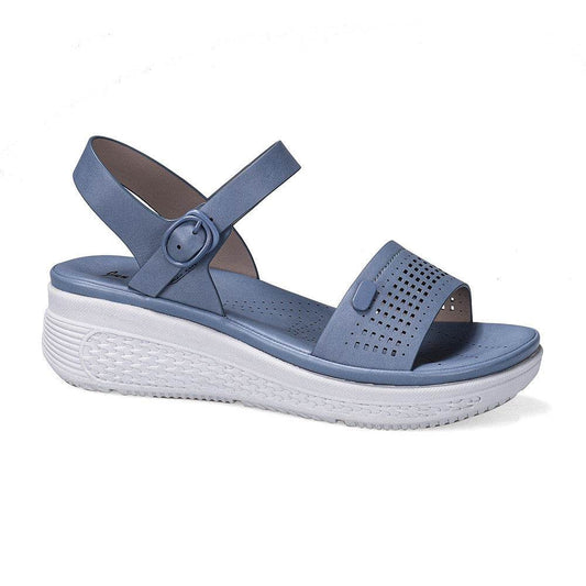 Hollow Wedge With Bohemian Sandals Women - Mubimart