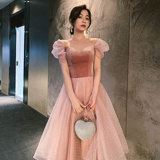 Summer Usually Wear Dress Birthday Party Sisters Graduation Dress - Mubimart