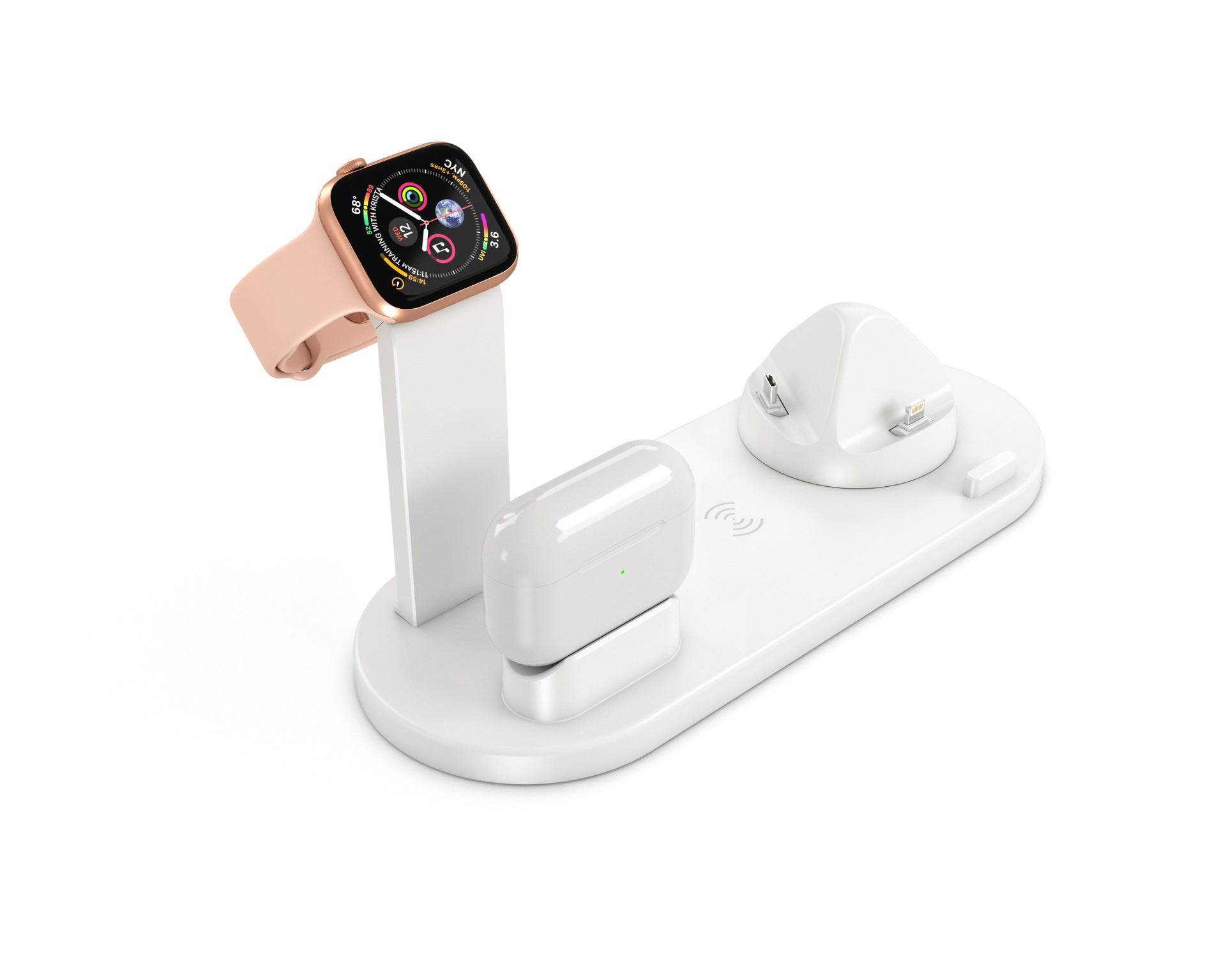 Three-In-one Wireless Charger Watch Headset Wireless Charger Bracket - Mubimart