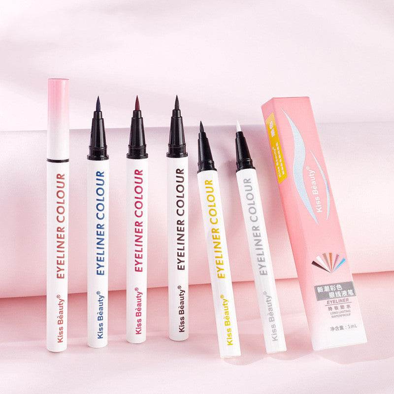 Color Eyeliner Does Not Faint Waterproof And Sweat Proof Liquid Eyeliner - Mubimart