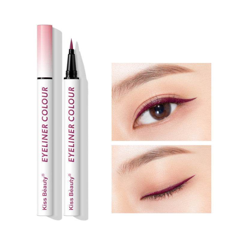 Color Eyeliner Does Not Faint Waterproof And Sweat Proof Liquid Eyeliner - Mubimart