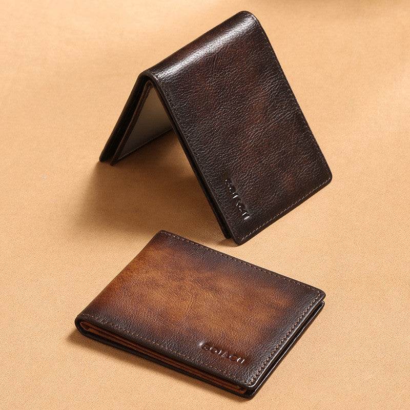 Multifunctional Card Holder Leather Driver's License Protection Card Holder - Mubimart