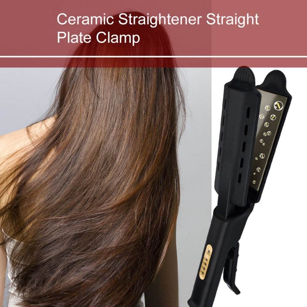 U.S. Standard Non-injury Hair Straightener Steam Hair Straightener Splint - Mubimart
