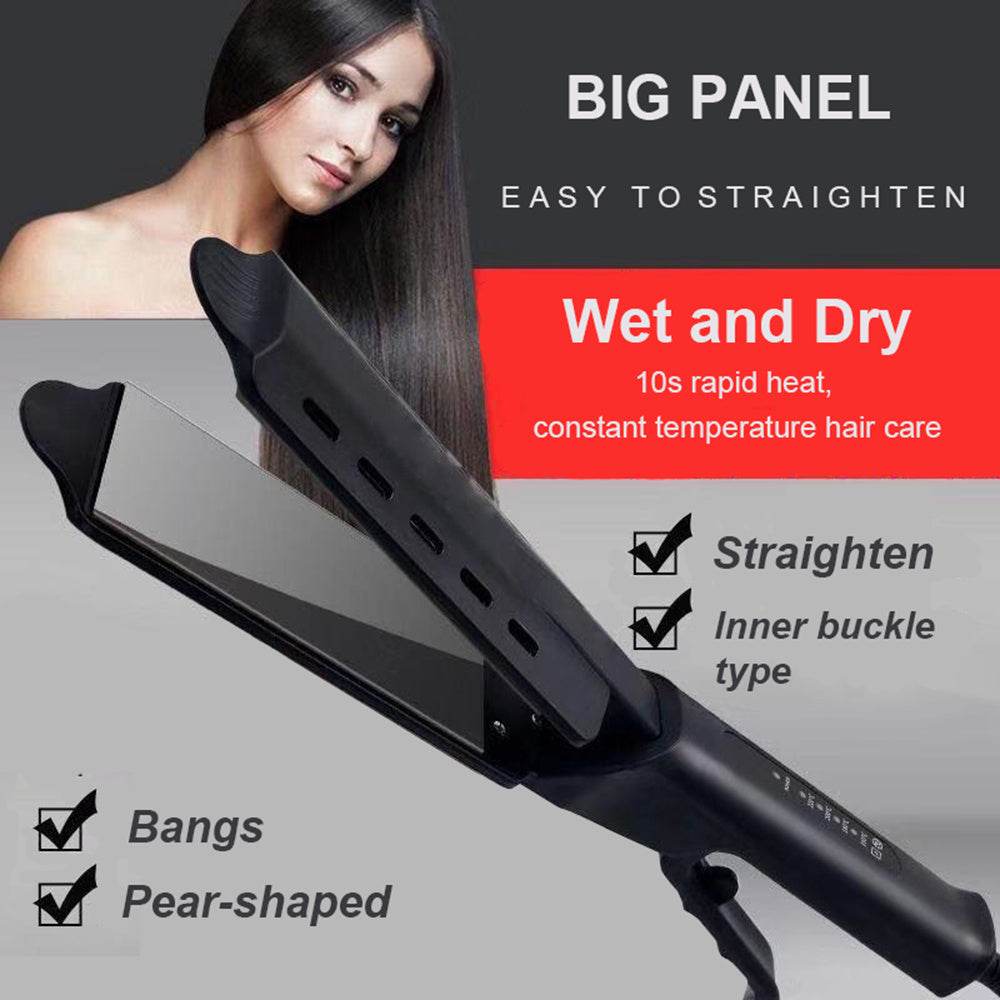 U.S. Standard Non-injury Hair Straightener Steam Hair Straightener Splint - Mubimart