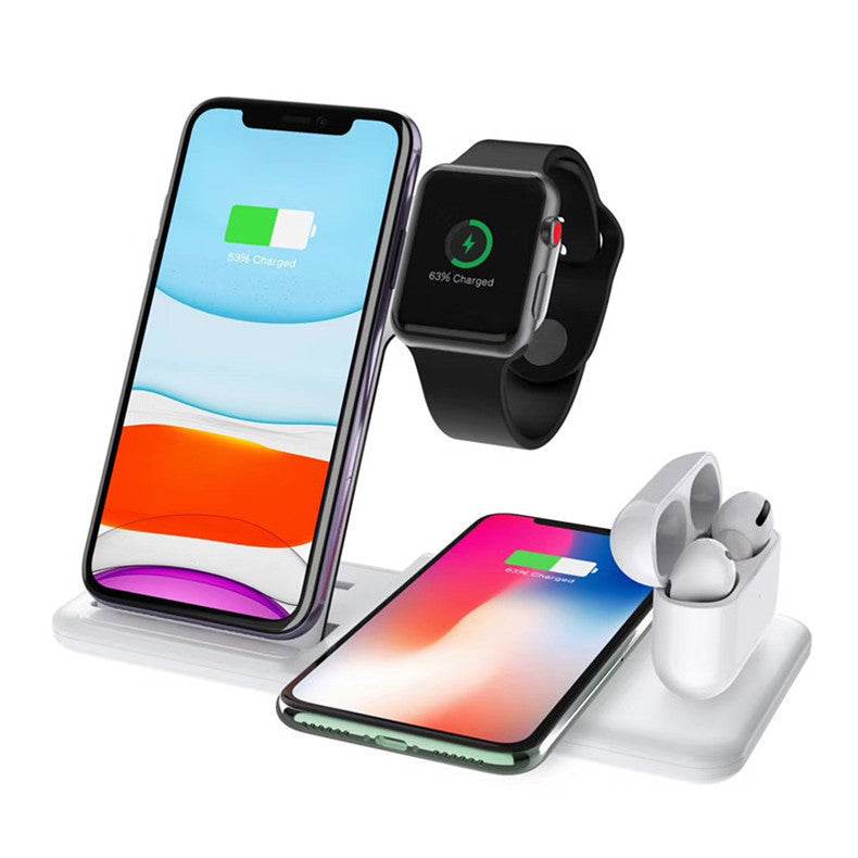 Wireless Charging 15W Charger Watch Three-in-one Wireless Charger - Mubimart