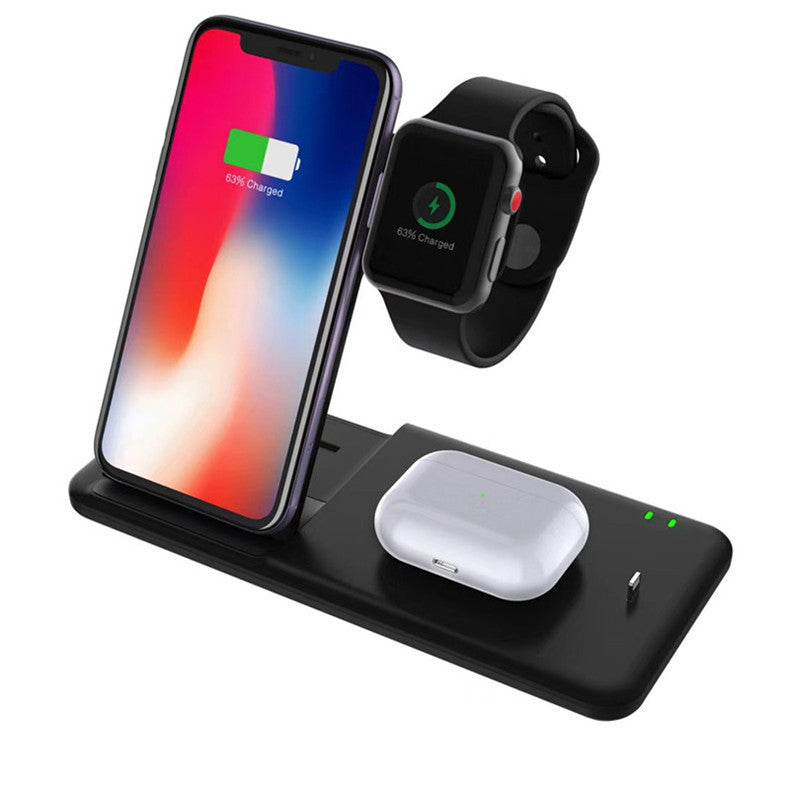 Wireless Charging 15W Charger Watch Three-in-one Wireless Charger - Mubimart