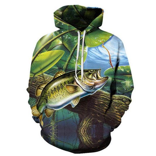 3D Printed Sweatshirt Hooded Sweatshirt - Mubimart