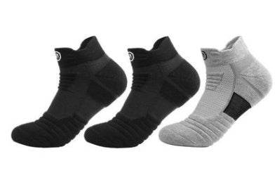 Elite Socks Men Thickened Socks Towel Bottom Deodorant Quick-Drying Running Socks - Mubimart