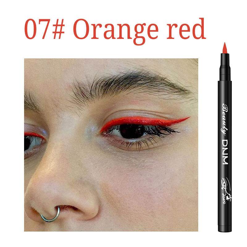 Dnm Color Eyeliner Long-Lasting Waterproof And Non-Smudge Liquid Eyeliner - Mubimart