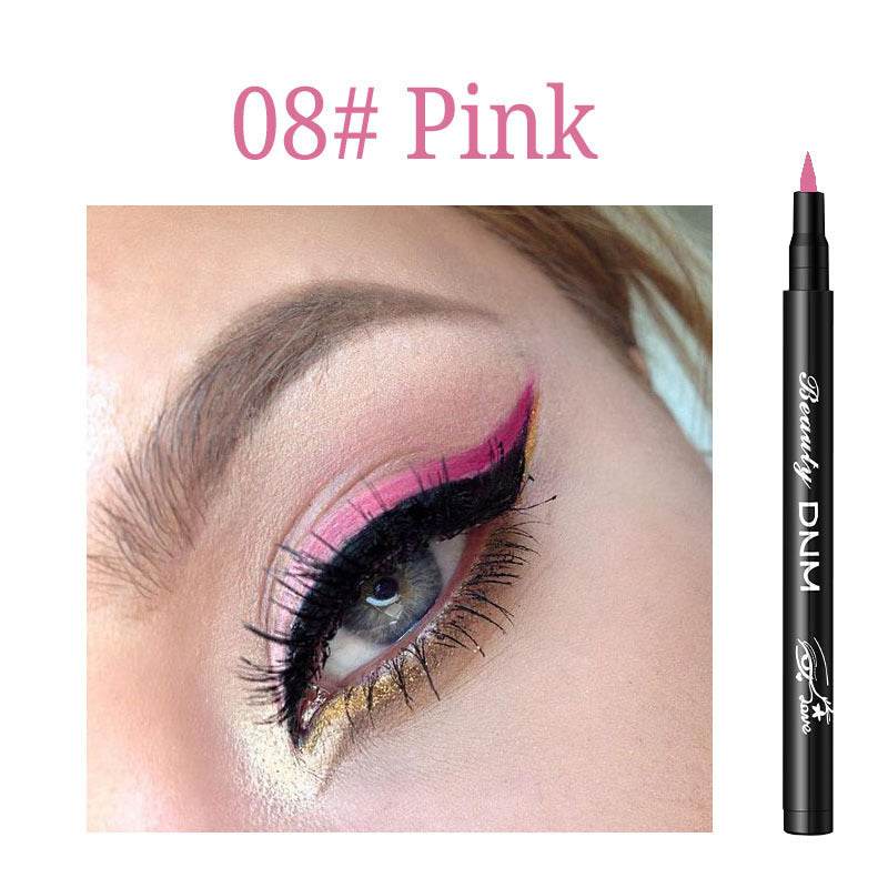 Dnm Color Eyeliner Long-Lasting Waterproof And Non-Smudge Liquid Eyeliner - Mubimart