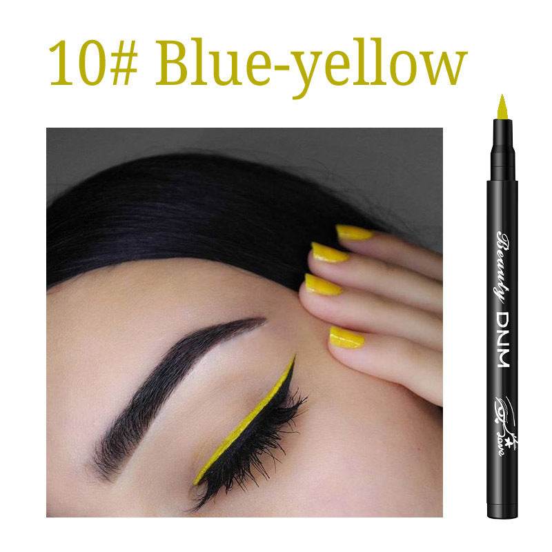 Dnm Color Eyeliner Long-Lasting Waterproof And Non-Smudge Liquid Eyeliner - Mubimart