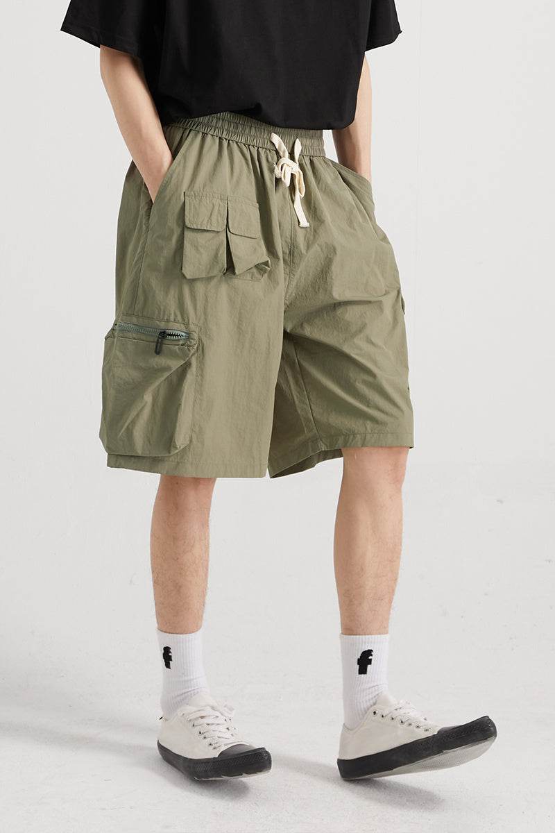 Multi-pocket Cargo Casual Shorts - Mubimart