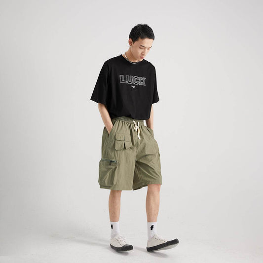 Multi-pocket Cargo Casual Shorts - Mubimart