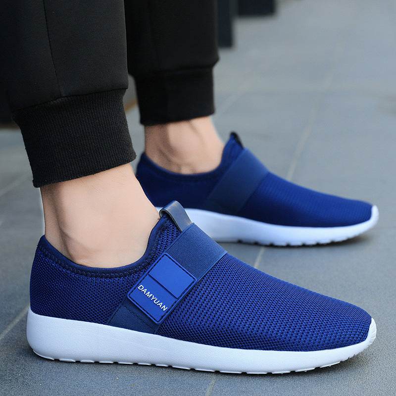 Light Slipon Running Shoes 47 Breathable Casual Mens Sports Shoes 46 Fashion Large Size Outdoor Gym Jogging Mens Sneakers - Mubimart