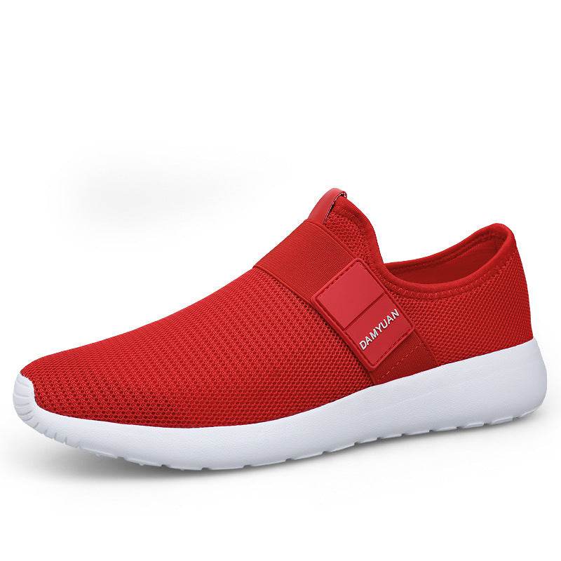 Light Slipon Running Shoes 47 Breathable Casual Mens Sports Shoes 46 Fashion Large Size Outdoor Gym Jogging Mens Sneakers - Mubimart