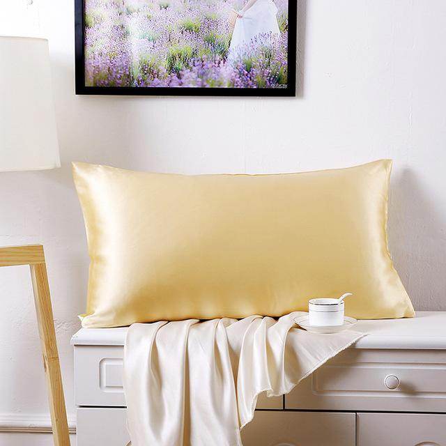 Silk Pillowcase 100 Silk Pillowcase 19mommes Double-Sided - Mubimart