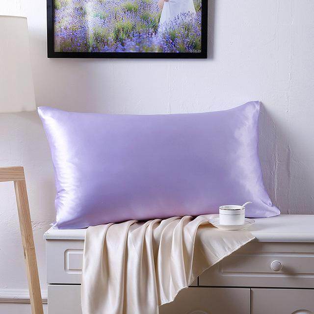 Silk Pillowcase 100 Silk Pillowcase 19mommes Double-Sided - Mubimart