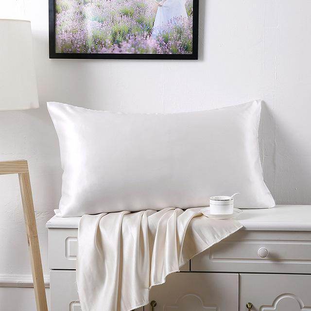 Silk Pillowcase 100 Silk Pillowcase 19mommes Double-Sided - Mubimart