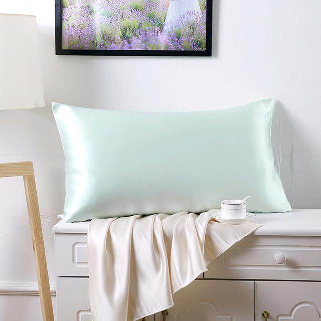 Silk Pillowcase 100 Silk Pillowcase 19mommes Double-Sided - Mubimart