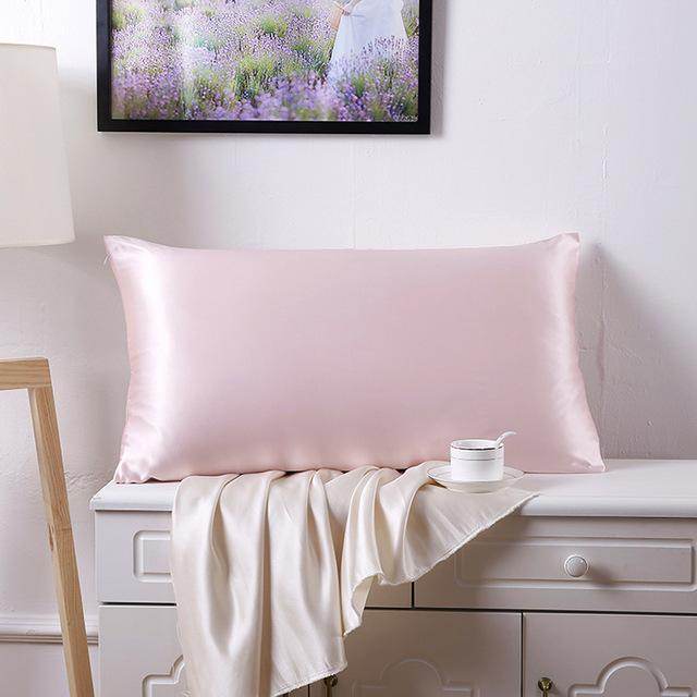 Silk Pillowcase 100 Silk Pillowcase 19mommes Double-Sided - Mubimart