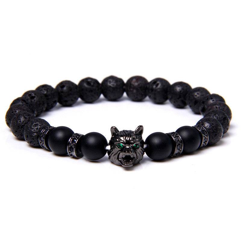 Natural Tiger's Eye Bracelet Gemstone Beads - Mubimart