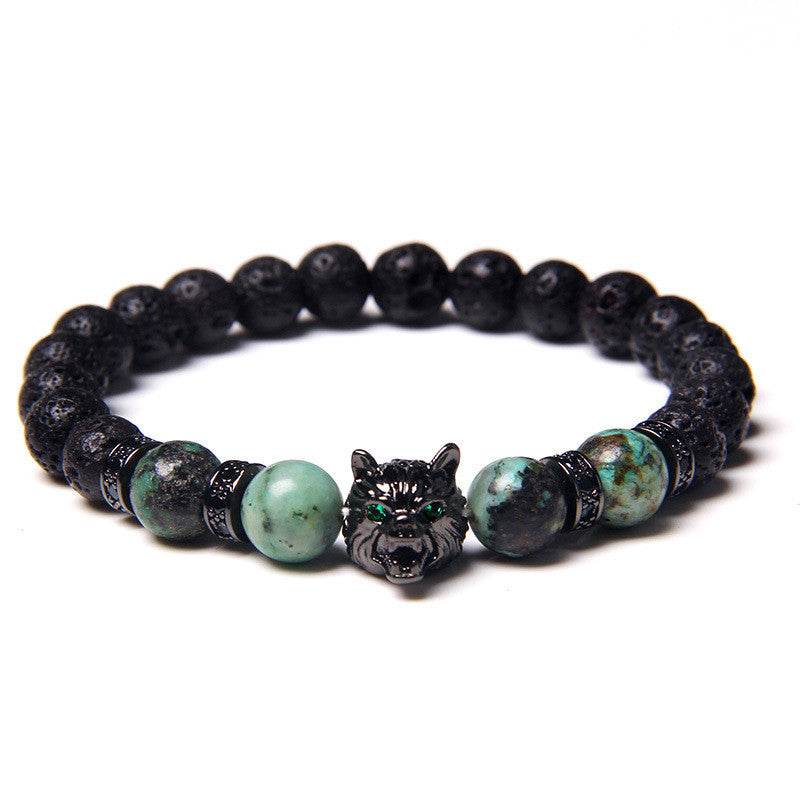 Natural Tiger's Eye Bracelet Gemstone Beads - Mubimart