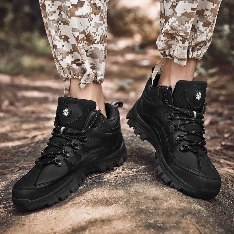Fashion Hiking Shoes Military Boots Non-slip Wear-resistant Outdoor Shoes - Mubimart