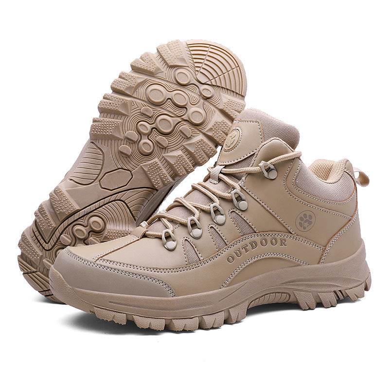 Fashion Hiking Shoes Military Boots Non-slip Wear-resistant Outdoor Shoes - Mubimart