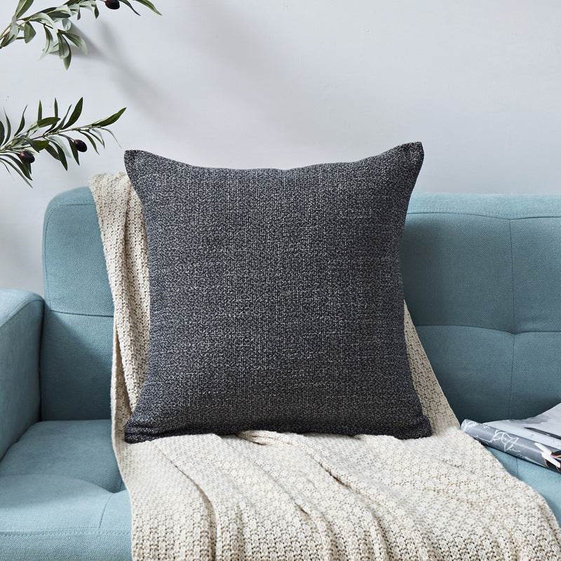 Chenille Plain Hug Pillowcase Office Sofa Home Hug Pillowcase Cushion Siesta Hug Pillowcase - Mubimart