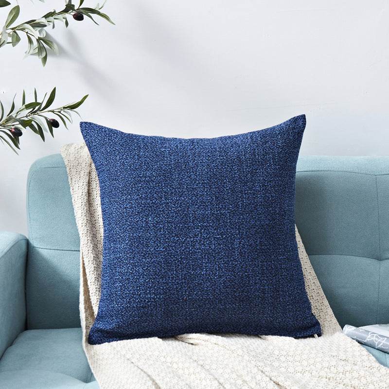 Chenille Plain Hug Pillowcase Office Sofa Home Hug Pillowcase Cushion Siesta Hug Pillowcase - Mubimart