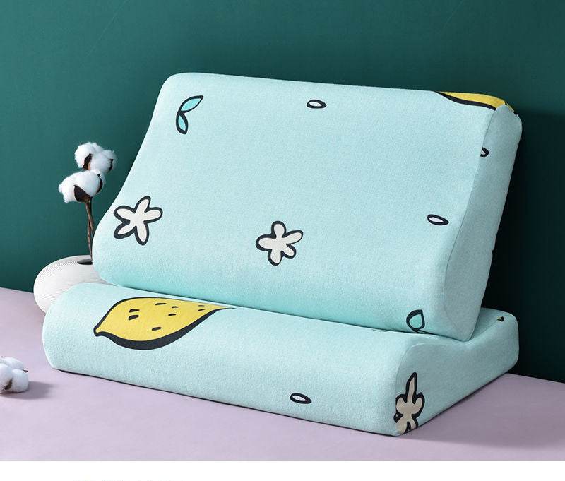 A Pair Of Latex Pillowcases And Pillowcases Are Thicker Than Pure Cotton ChildrenS Memory - Mubimart
