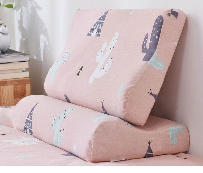 A Pair Of Latex Pillowcases And Pillowcases Are Thicker Than Pure Cotton ChildrenS Memory - Mubimart