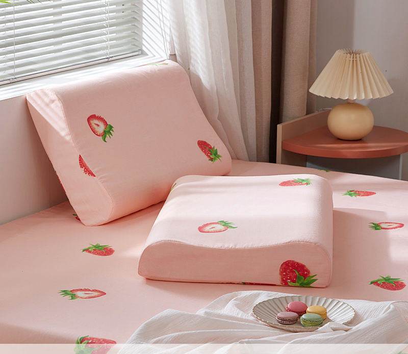 A Pair Of Latex Pillowcases And Pillowcases Are Thicker Than Pure Cotton ChildrenS Memory - Mubimart