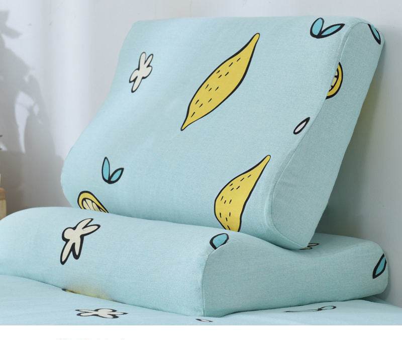 A Pair Of Latex Pillowcases And Pillowcases Are Thicker Than Pure Cotton ChildrenS Memory - Mubimart