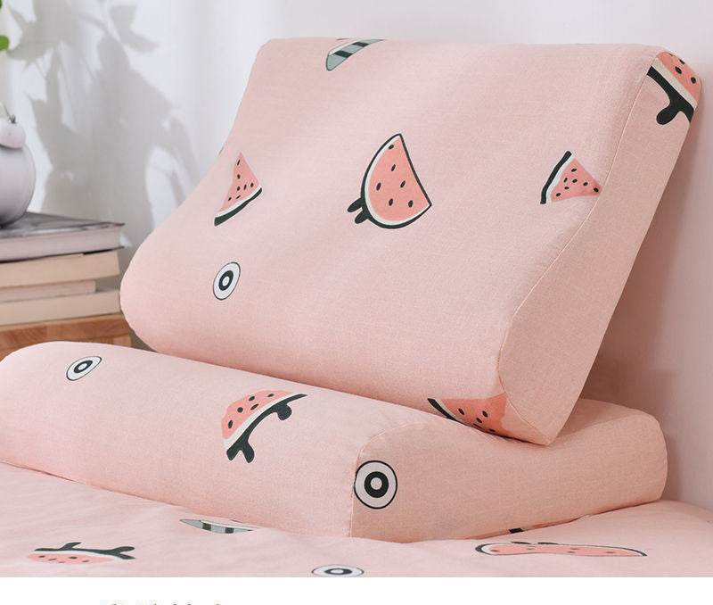 A Pair Of Latex Pillowcases And Pillowcases Are Thicker Than Pure Cotton ChildrenS Memory - Mubimart