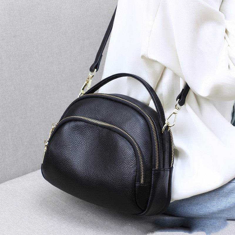 Women S Single Shoulder Bag Leather Diagonal Bag - Mubimart