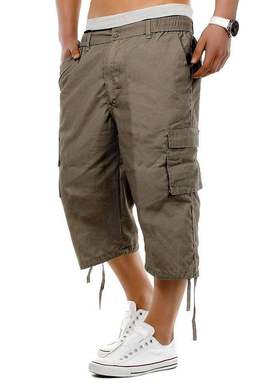 Vintage Mens Combat Cargo Shorts Summer Casual Work - Mubimart