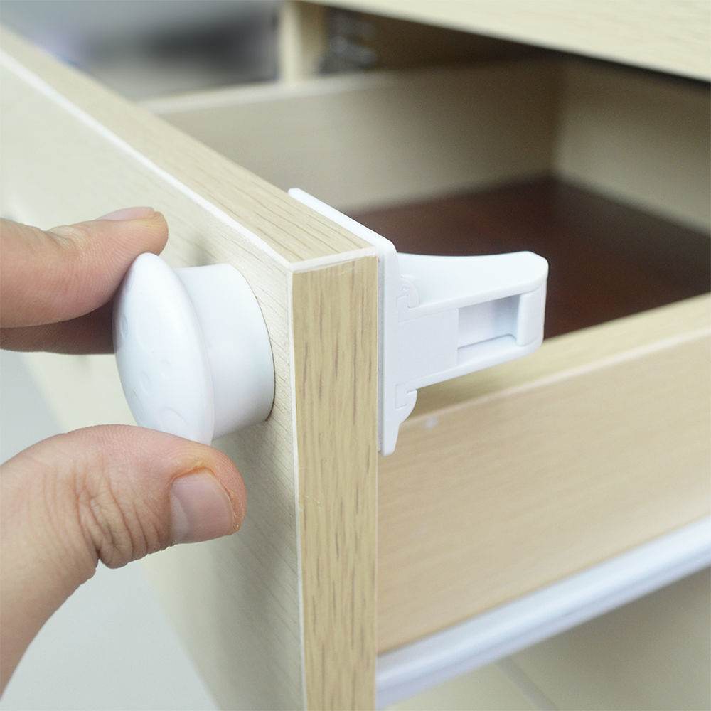 Children's Multifunctional Safety Lock, Drawer Lock, Cabinet Door Lock - Mubimart