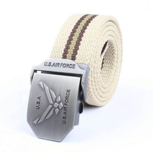 Men'S Thick Woven Casual Pants Belt - Mubimart